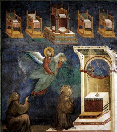 GIOTTO di Bondone Vision of the Thrones